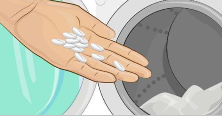Iemetiet veļas mašīnā vienu aspirīna tableti un priecājieties par rezultātiem!