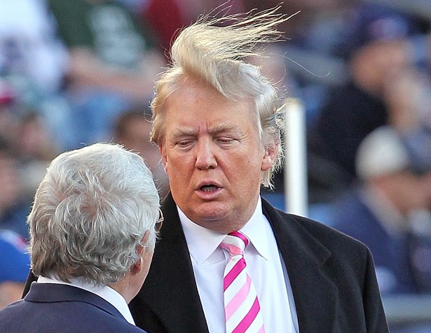 Vēja plūsma atklāja Donalda Trampa matu patieso noslēpumu