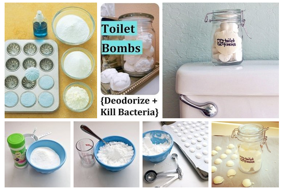Bumbiņas tualetes dezinfekcijai un aromatizēšanai