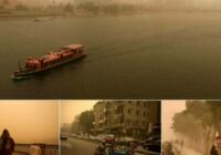 Ēģiptes galvaspilsētā smilšu vētras. Lūk, 24 foto, kā tas izskatās. Laipni lūgti uz Marsa!
