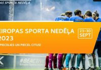 Eiropas Sporta nedēļa visā Latvijā no 23. līdz 30.septembrim